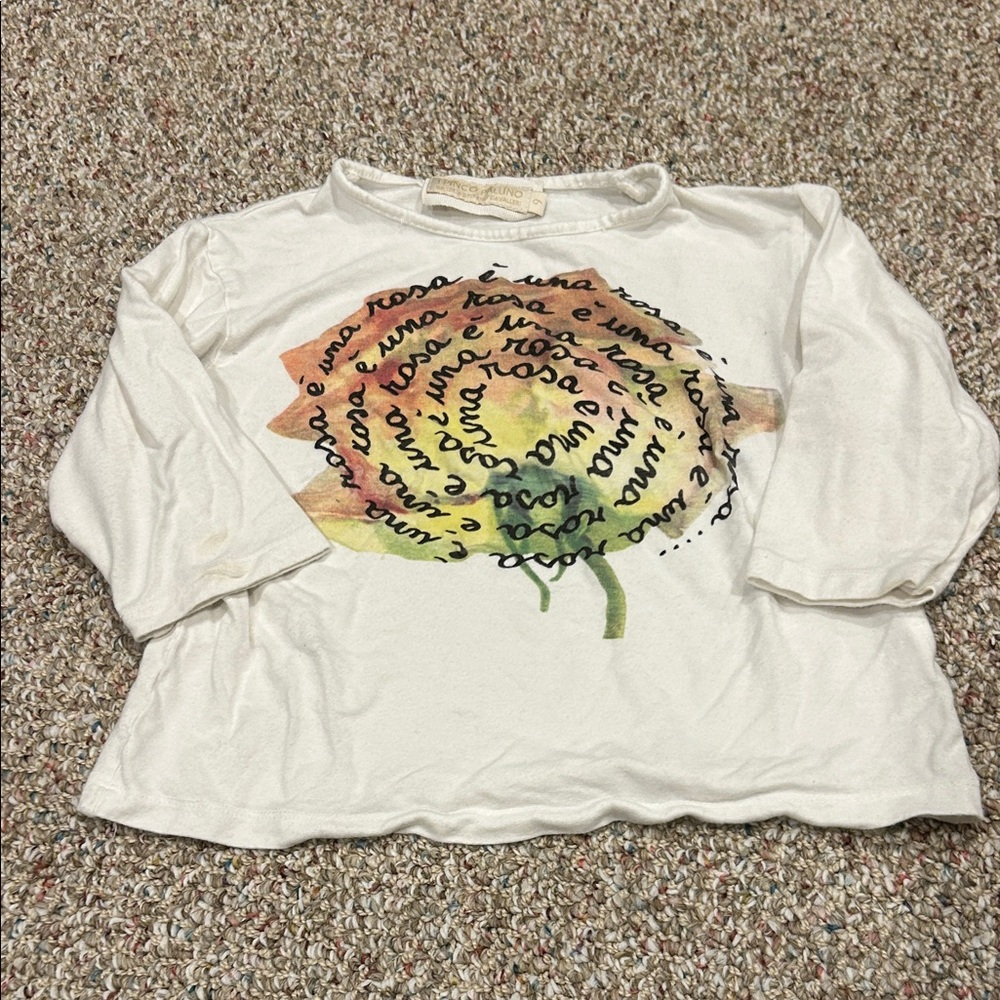 Pinco Pallino White Graphic Tee